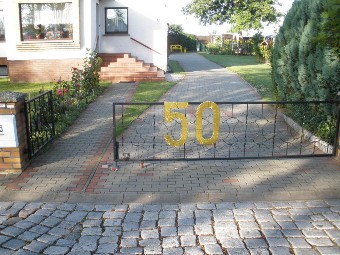 Einfahrt zum Haus
